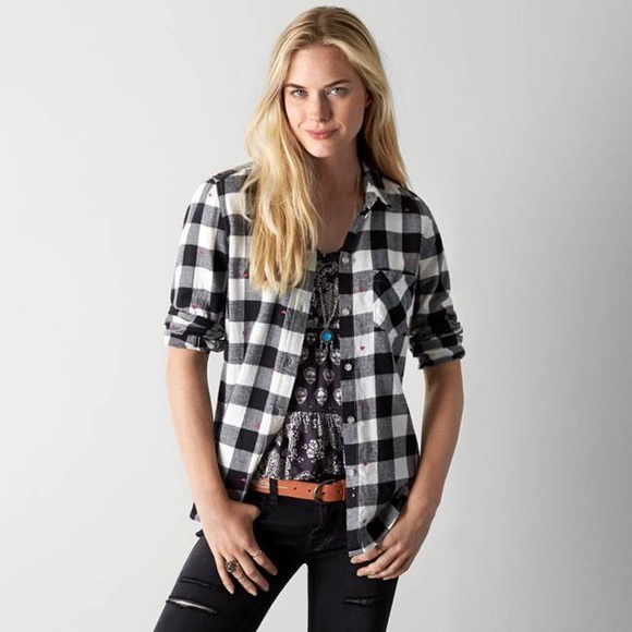 American Eagle Buffalo Check Plaid 